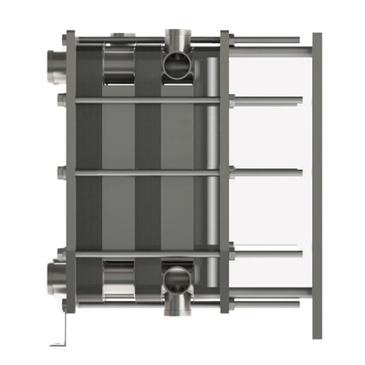 NBR Sanitaire gasketplaat warmtewisselaar roestvrij staal frame Fad klasse