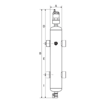 Vaste-vloeibare oliepers Hydraulische scheidsfilter Hydraulische scheidsreservoir Voor stralingsverwarming