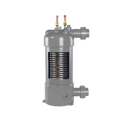 PVC-gescreuwde titaniumverdamperspoel Titanium schelp en buiswarmtewisselaar