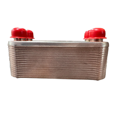 Koperen gelaste plaatwarmtewisselaar voor condensator verdamper koeler HVAC koeler ketel warmtepomp