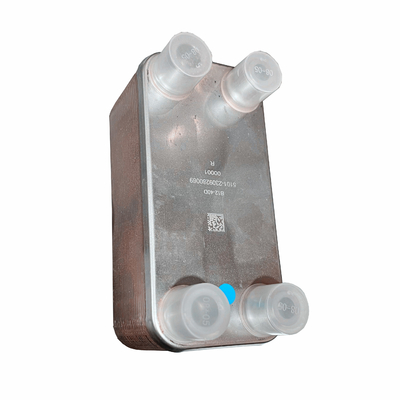 SUS304/316L Gelijste plaat warmtewisselaar verdamper voor koeling olie koeler en gasketel
