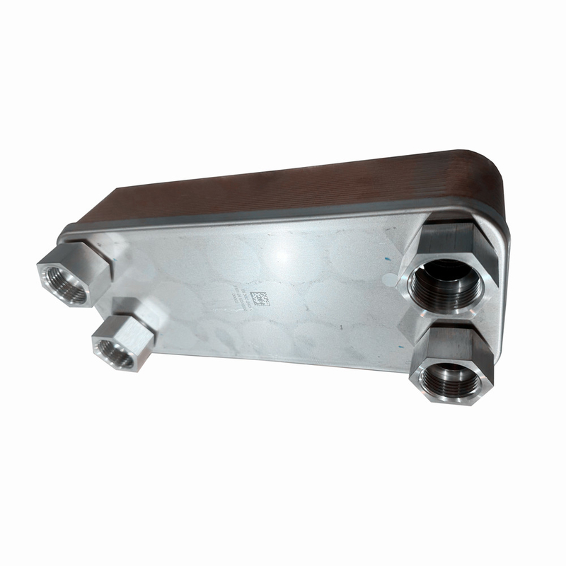 SUS304 316L Betrouwbare condensator geslepen plaat warmtewisselaar Hydraulische koeler Toepassing Mini-verdamping spoelen