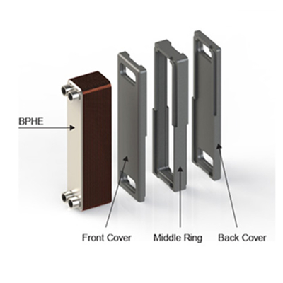 Hoge kwaliteit ISO CE CCS Brazed Plate Warmtewisselaar Verwarmingsisolatie